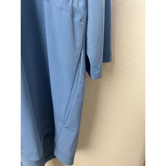 Susan Graver Everyday Drape Front Jacket Open Cardigan Blue‎ Size XL - Picture 8 of 10